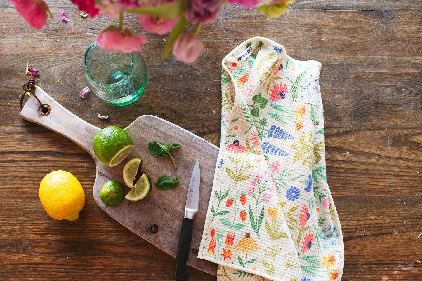 Kitchen Tea Towel Quick Dry-Wildflower Wonder