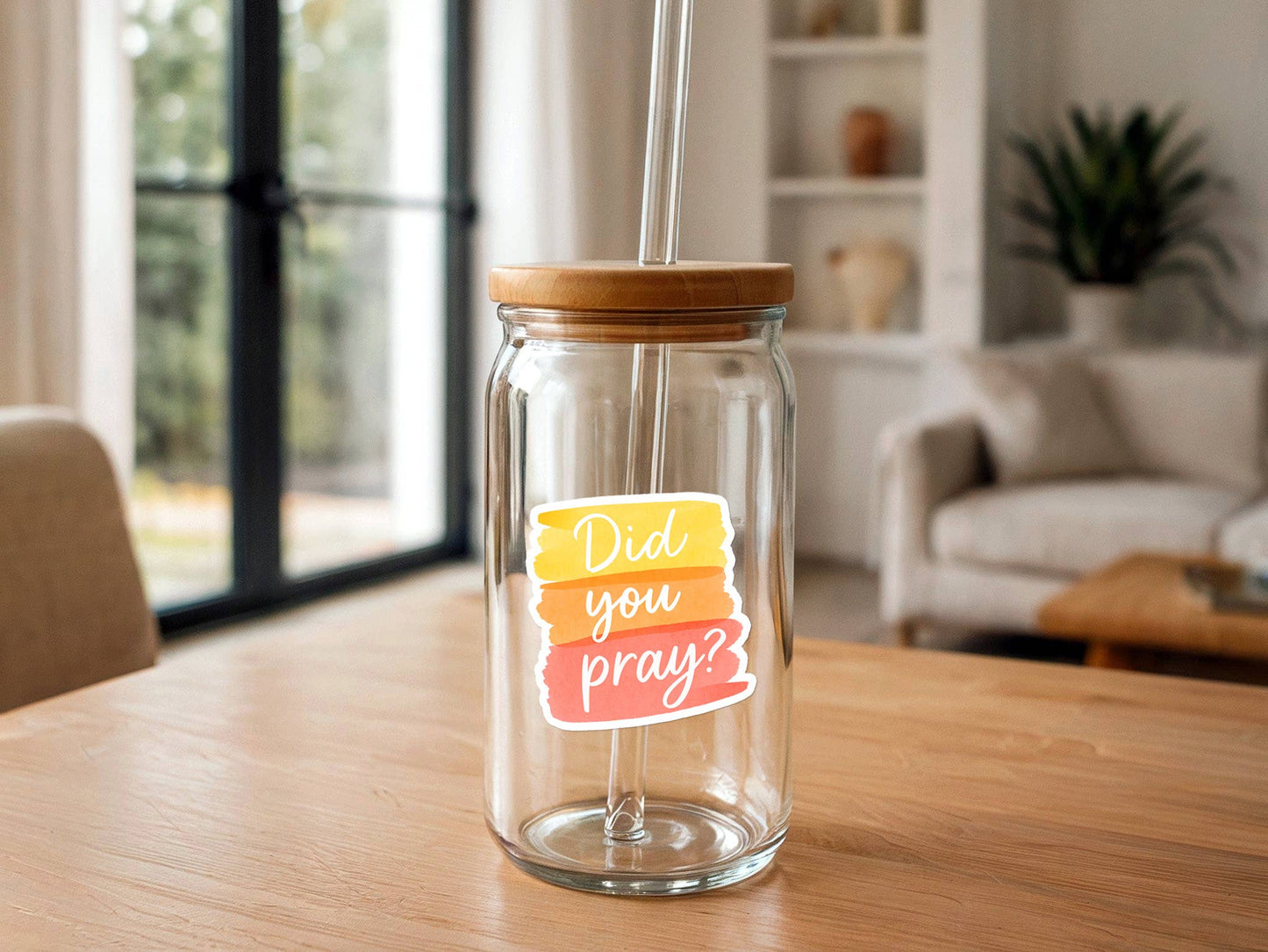 Did You Pray? | Christian Sticker | Colorful and Artistic