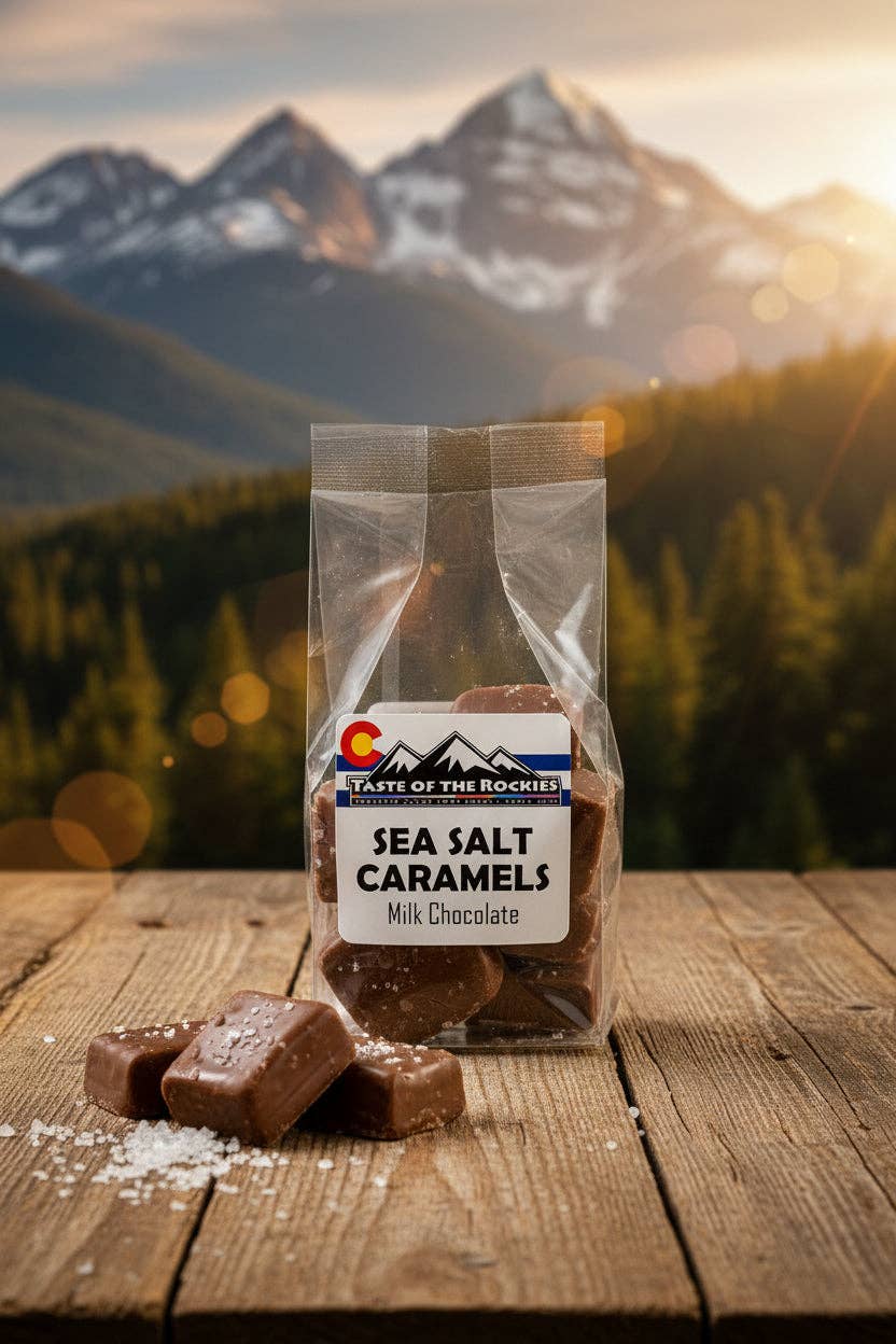 Milk and Dark Chocolate Sea Salt Caramels