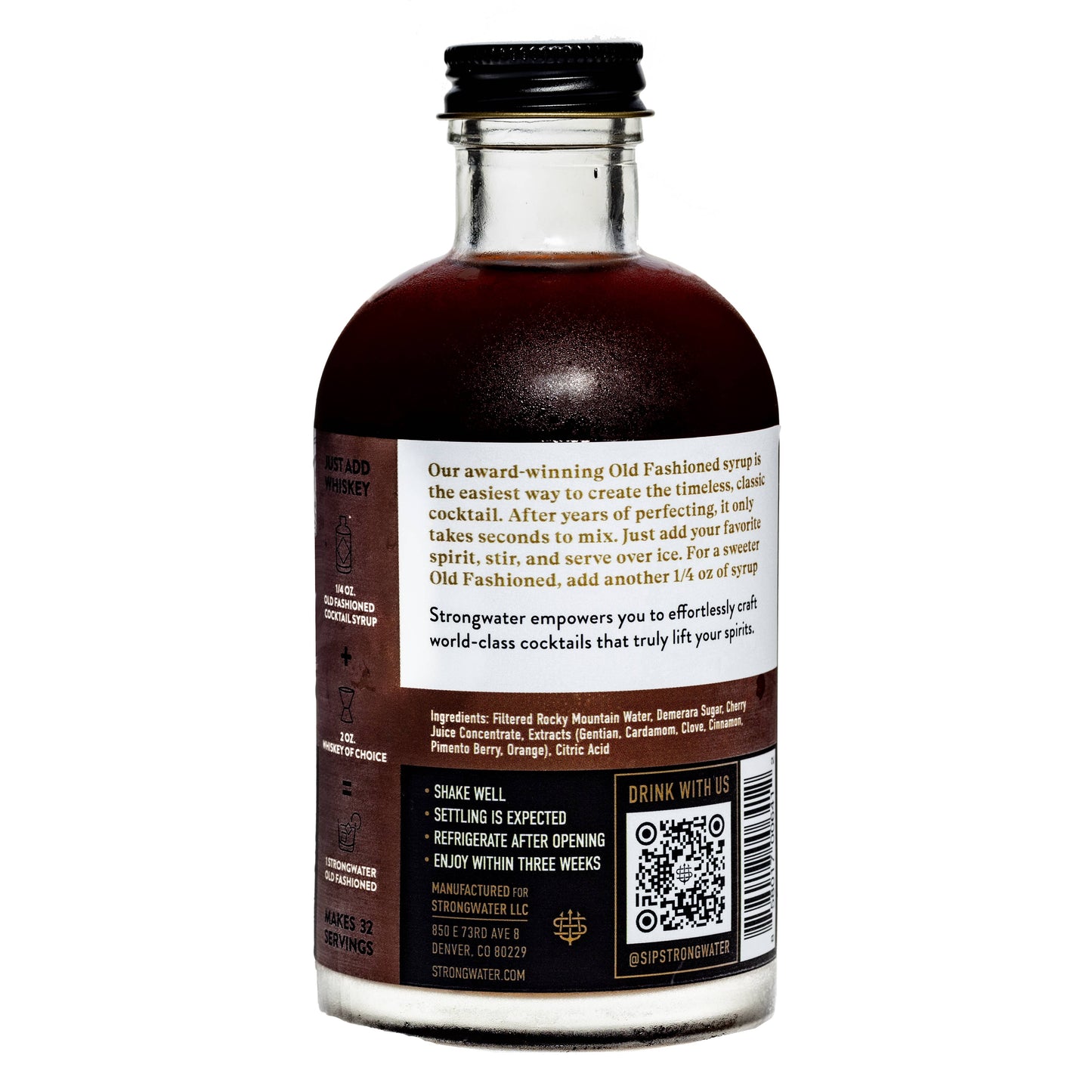 Old Fashioned Cocktail Mixer Syrup