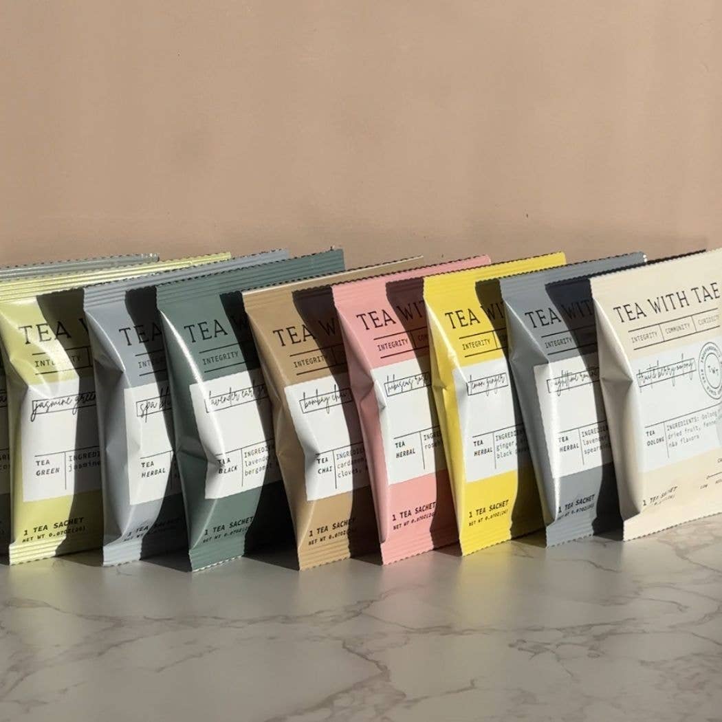 Peppermint Herbal Minty Tea - Individually Wrapped Tea Bag