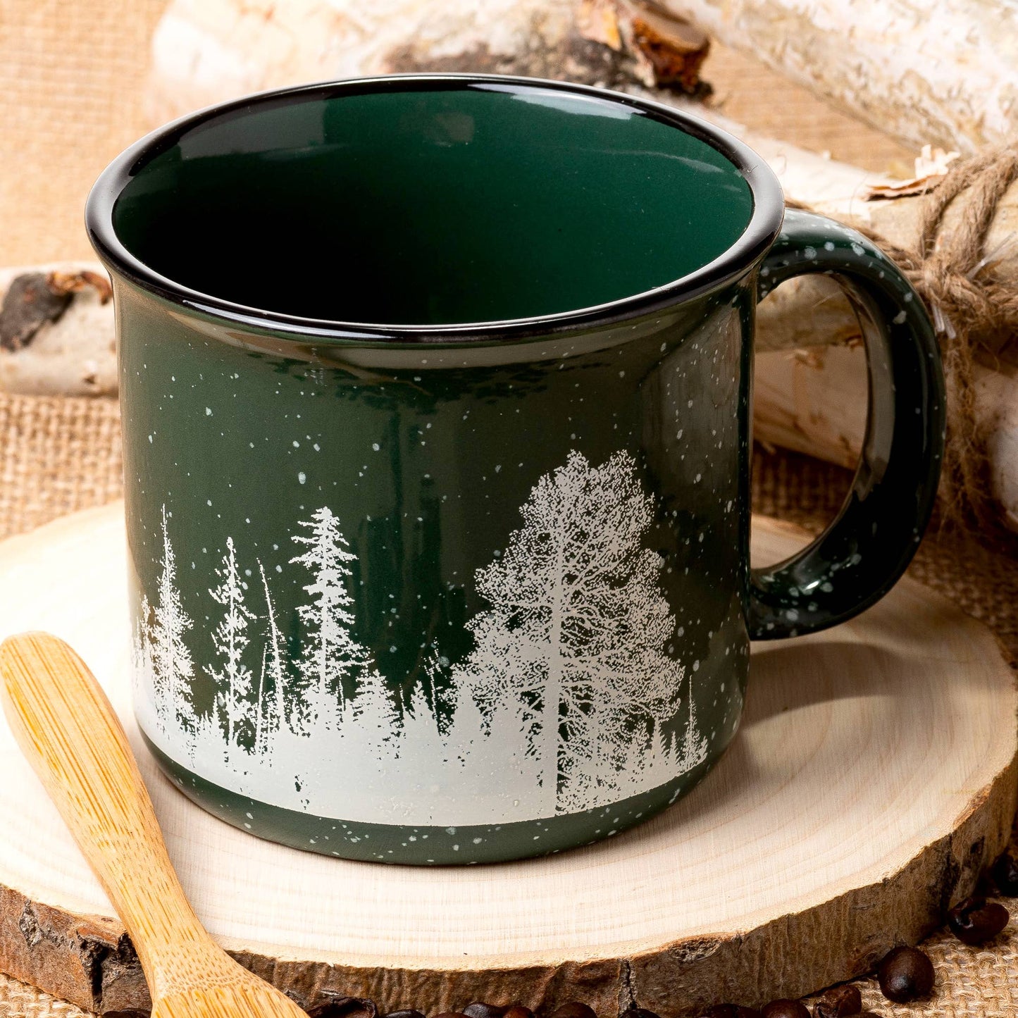 Forest Landscape Ceramic Coffee Mug