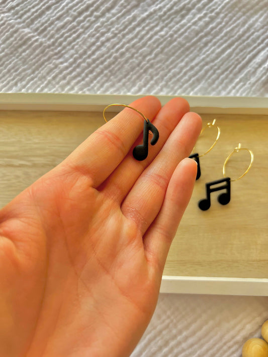 Music Note Earrings, Music Teacher Earrings