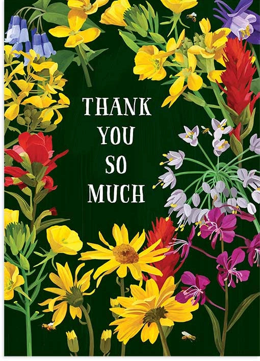 "Thank You So Much" Greeting card