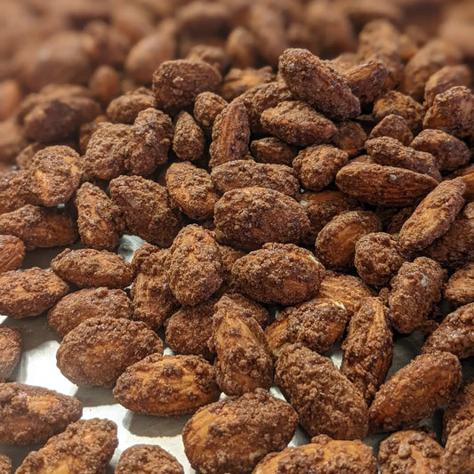 Spiced Mexican Chocolate Candied Almonds