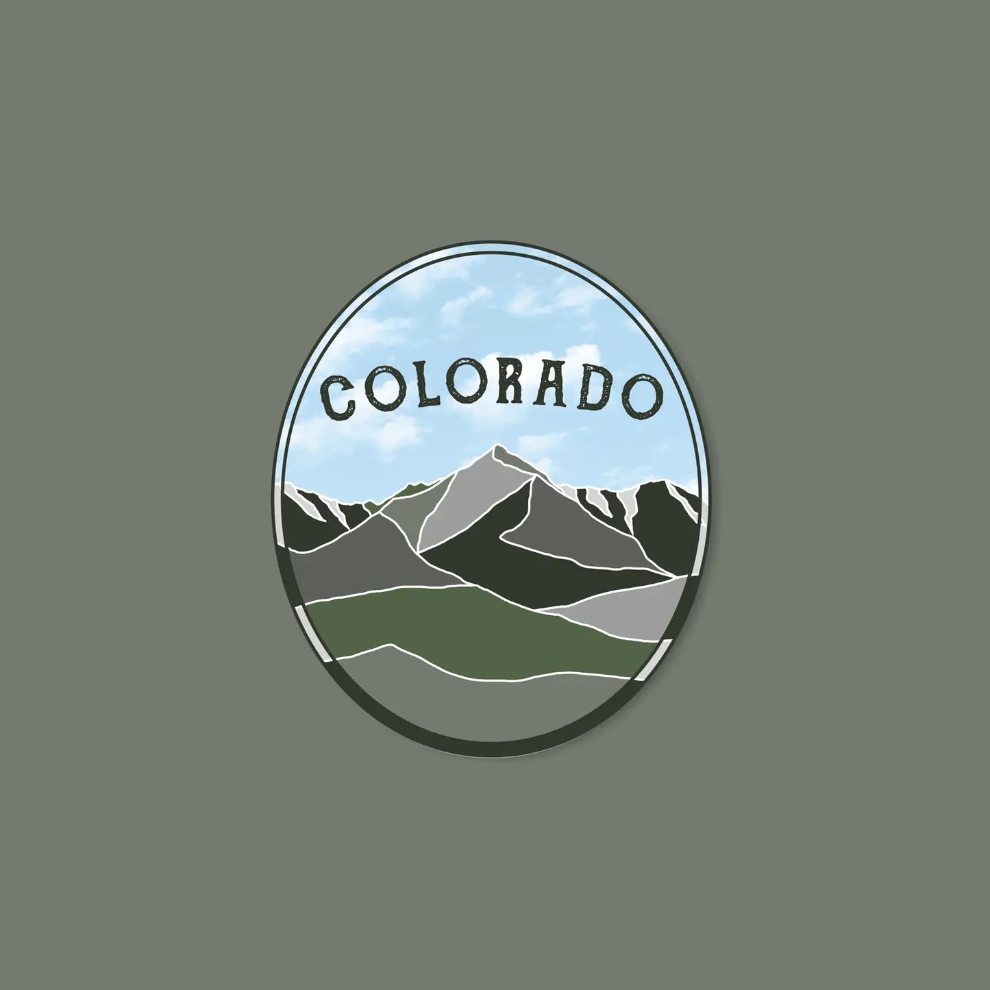 Mountain Meadow Colorado Sticker