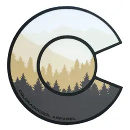 Colorado C Mountain Sticker