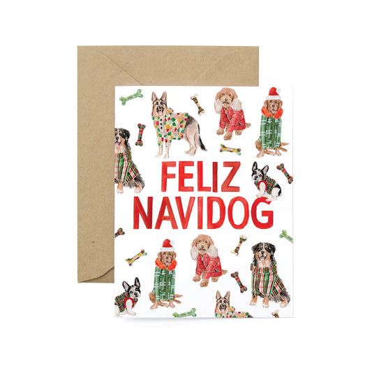 "Feliz Navidog" Greeting Card