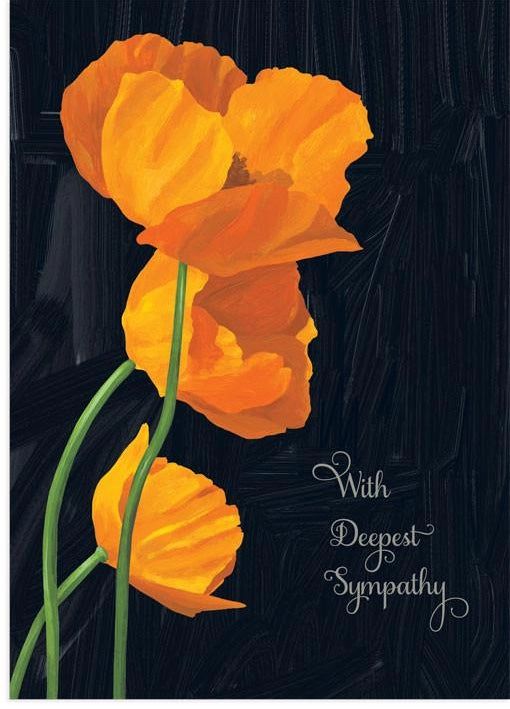 "With Deepest Sympathy" Greeting card