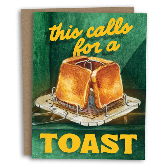 "This Calls for a Toast" Greeting Card
